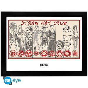 One Piece: "Straw Hat Crew" Framed Print (30x40cm)