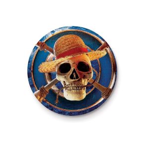 One Piece: Insignia de pin esmaltado con logotipo de Sombrero de Paja Reserva