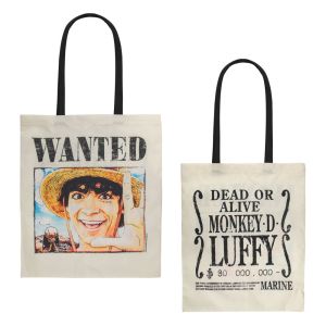 One Piece: Wanted Luffy Tote Bag Preorder