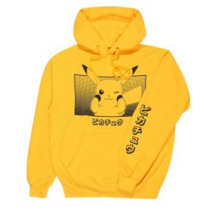 Pokémon: Pikachu Katakana (hoodie met capuchon)