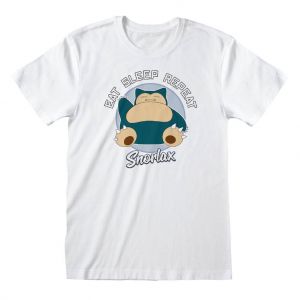 Pokemon: Snorlax Eat Sleep Repeat T-Shirt