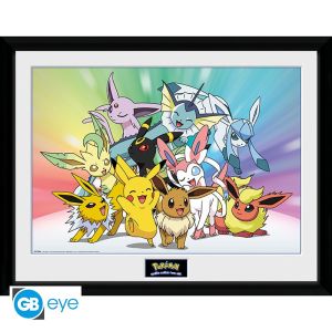 Pokemon: "Eevee" Framed Print (30x40cm) Preorder