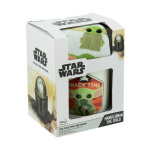 Star Wars: The Mandalorian The Child/Baby Yoda Mug & Sock Gift Set