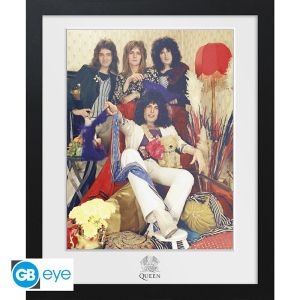Queen: "Band" Framed Print (30x40cm)