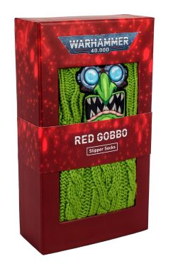 Warhammer 40,000: Rote Gobbo-Slipper-Socken