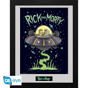 Rick und Morty: Gerahmter Druck „Schiff“ (30 x 40 cm) Vorbestellung