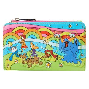 Loungefly Scooby Doo: Psychedelic Monster Chase Glow In The Dark Flap Wallet