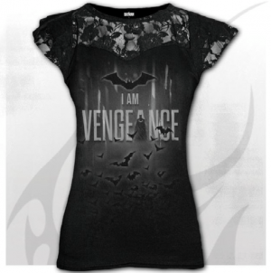 The Batman: Vengeance Lace Ladies T-Shirt