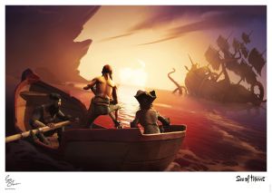 Sea of Thieves: Kraken Encounter Limited Edition Art Print