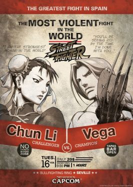 Street Fighter: Chun-Li V Vega Limited Edition Art Print
