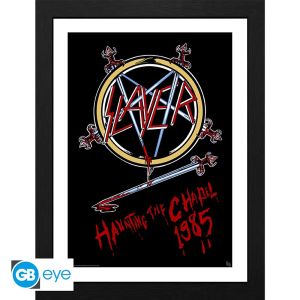 Slayer: "Haunting the Chapel" Framed Print (30x40cm) Preorder