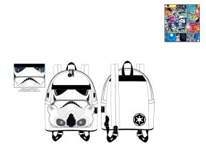 Star Wars: Stormtrooper Lenticular Loungefly Mini Backpack