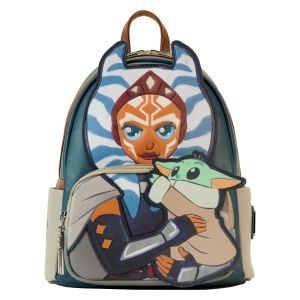 Loungefly: The Mandalorian Ahsoka Holding Grogu Mini Backpack