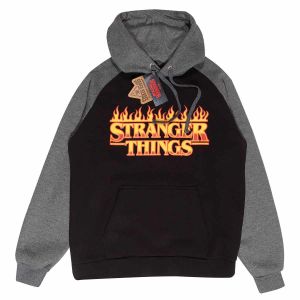 Stranger Things: Flaming Logo Hoodie