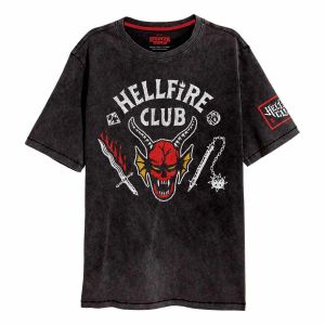 Stranger Things: Hellfire Club Acid Wash T-Shirt
