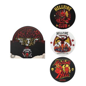 Stranger Things: Hellfire Club Coaster 2-Pack Preorder