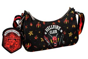 Loungefly Cosas más extrañas: bolso bandolera Hellfire Club