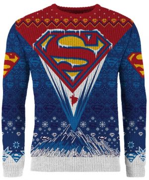 Superman: Seasonal Solitude Christmas Sweater/Jumper