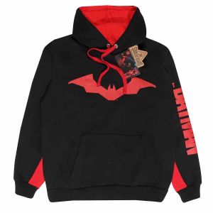 The Batman: Icon And Text Hoodie