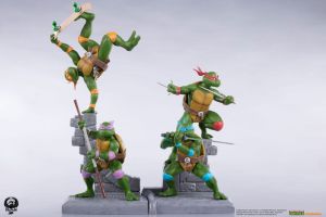 Tortugas Ninja: paquete de 4 estatuas de PVC (20 cm) por adelantado