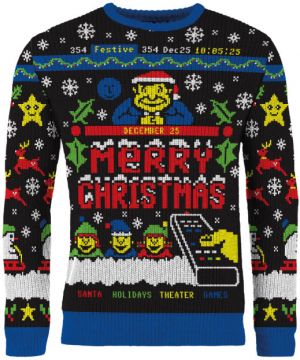 Teletext: Santa’s Schedule Christmas Sweater