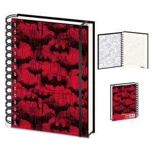 The Batman: Wiro Notebook A5 Red Preorder