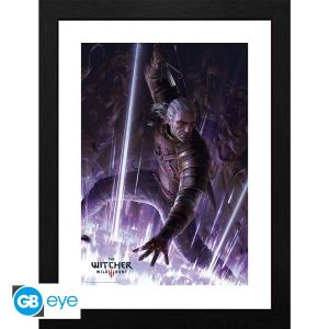 The Witcher: "Geralt" Framed Print (30x40cm)