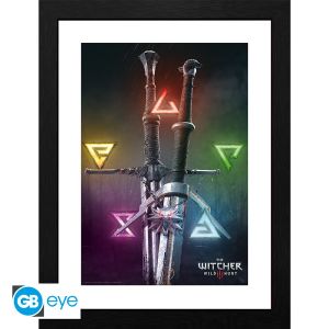 The Witcher: "Signs & Swords" Framed Print (30x40cm) Preorder