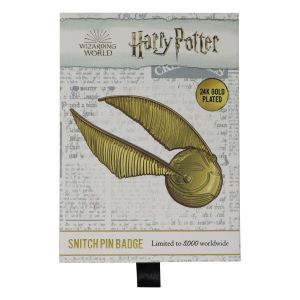 Harry Potter: 24K Gold Plated Limited Edition Oversized Snitch Pin Badge