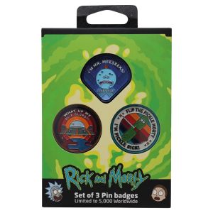 Rick & Morty: Limited Edition Pin Badge Set