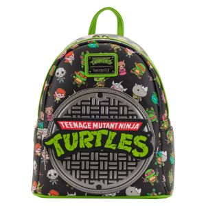Teenage Mutant Ninja Turtles: Sewer Cap Print Loungefly Mini Backpack