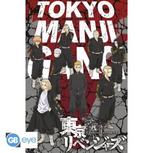 Tokyo Revengers: Takemichi & Tokyo Manji Gang-poster (91.5 x 61 cm) vooraf besteld