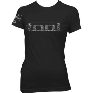 Tool: Eyes Logo (Sleeve Print) - Ladies Black T-Shirt
