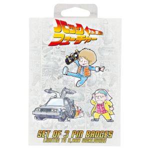 Back To The Future: Limited Japanese Edition Pin Badge Set