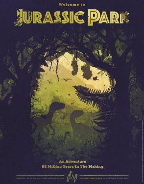 Jurassic Park: Cutout Limited Edition Art Print
