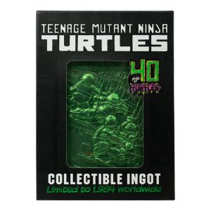 Tortugas Ninja: edición limitada del 40.º aniversario de la reserva del lingote verde