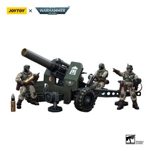 Warhammer 40,000: Astra Militarum Ordnance Team with Bombast Field Gun 1/18 Action Figure (12cm) Preorder