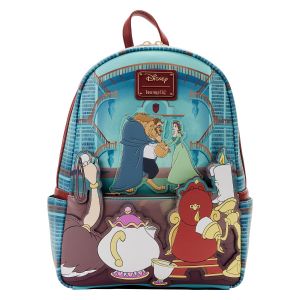 Beauty and the Beast: Library Scene Loungefly Mini Backpack