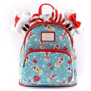 Loungefly Mickey & Minnie: Snowman Mini Backpack Headband Set