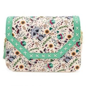 Loungefly Pocahontas: Meeko Flit Earth Day All Over Print Crossbody Preorder