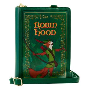 Robin Hood: Classic Books Convertible Loungefly Crossbody Bag