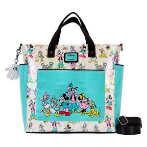 Loungefly Disney: 100 Classic AOP Convertible Tote Bag
