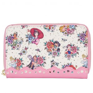 Loungefly Disney Princess: Tattoo All Over Print Wallet Preorder