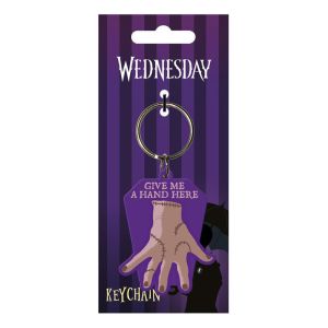 Wednesday: Give Me A Hand Rubber Keychain