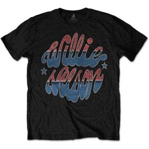 Willie Nelson: Americana - Black T-Shirt