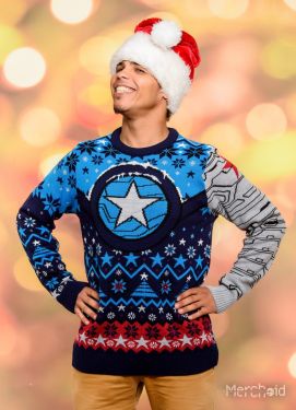 The Winter Soldier: Star Of Bucky Christmas Sweater