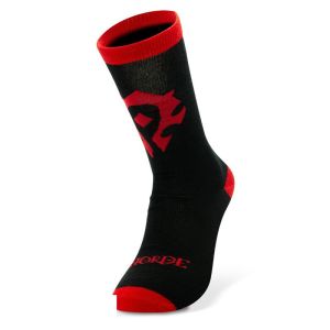 World of Warcraft: Horde One Size Socks - Black & Red Preorder