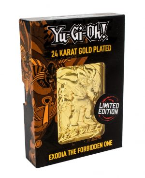 Yu-Gi-Oh!: Exodia The Forbidden One Limited Edition 24K Gold Plated Metal Card