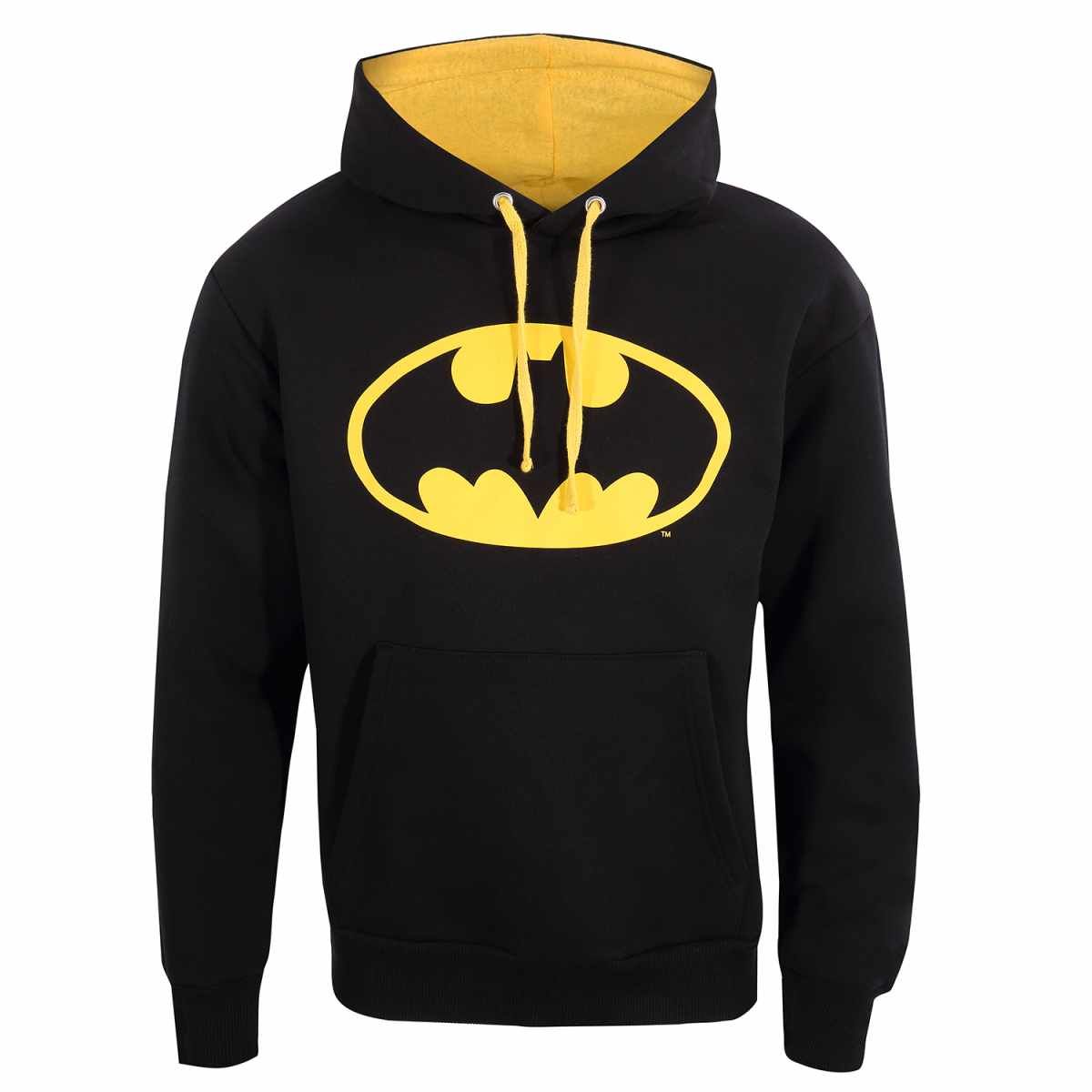 Batman: Logo Contrast Pullover Hoodie - Merchoid