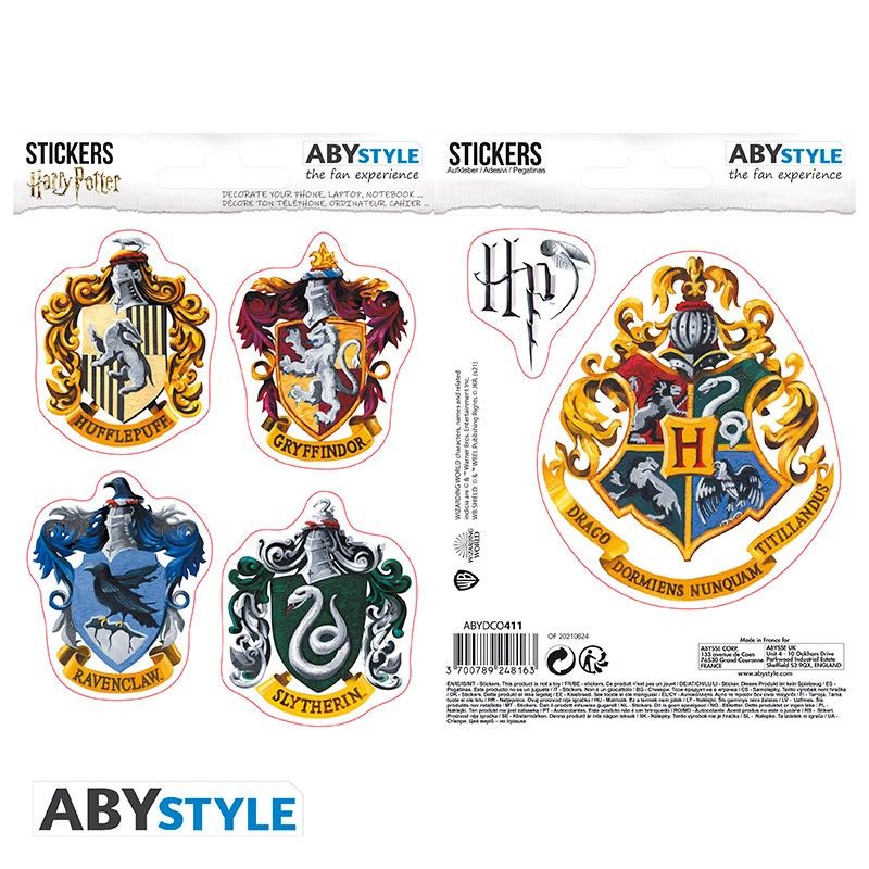 Harry Potter: Hogwarts Houses 2 Sheet Sticker Set Preorder - Merchoid